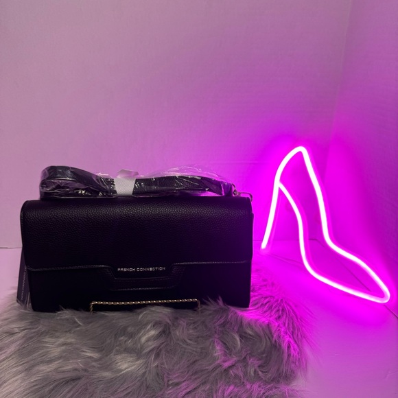 NWT FRENCH CONNECTION Shoulder kitty pebble Bag NEW - Picture 7 of 9